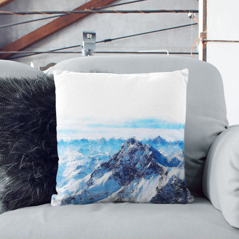 Square Throw Cushion, Black, 40cm H x 40cm W x 15cm D