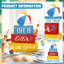 Ensemble de décoration de table Beach Ball Summer