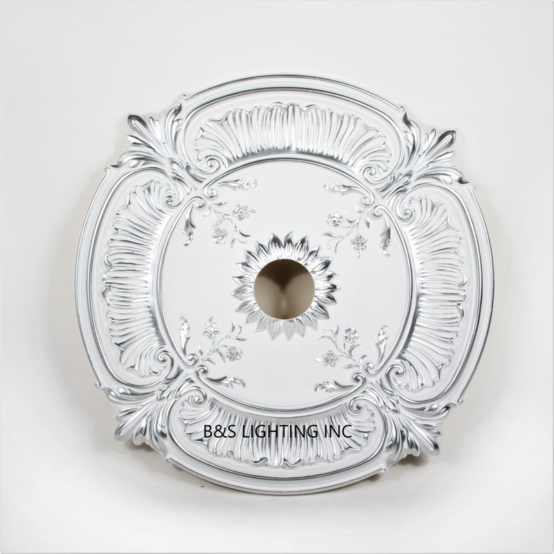 Médaillon de plafond, Blanc