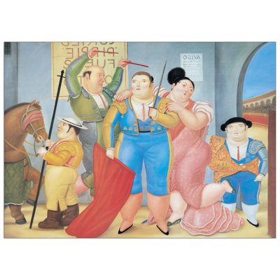 Botero - No Frame Print on Wood
