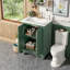 Meuble-lavabo simple 24 po avec lavabo en céramique, tablette ouverte, 2 tiroirs 24 po-129892698