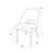 4 - Person Dining Set with Velvet Chairs and Clear Tempered Glass Top-87414682