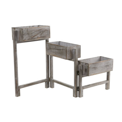 Jardinière verticale en bois composite Newby