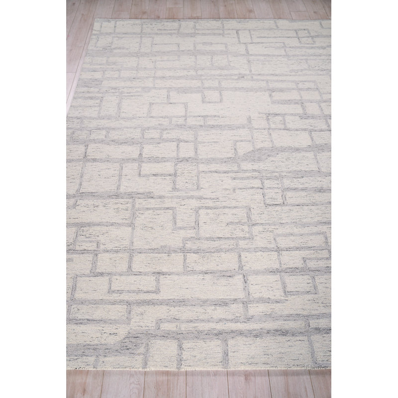 Naturals Hand Tufted Geometric Indoor Rug, Rectangle 5' x 8'