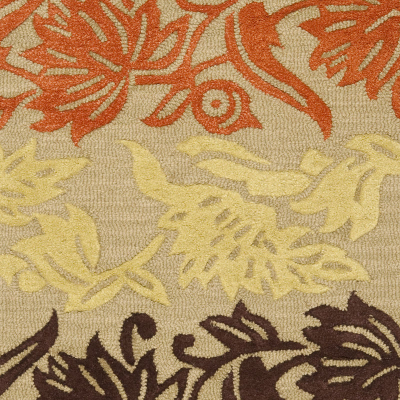 Soho Hand Tufted Wool Pile Floral Rug, Runner 2'6" x 8'