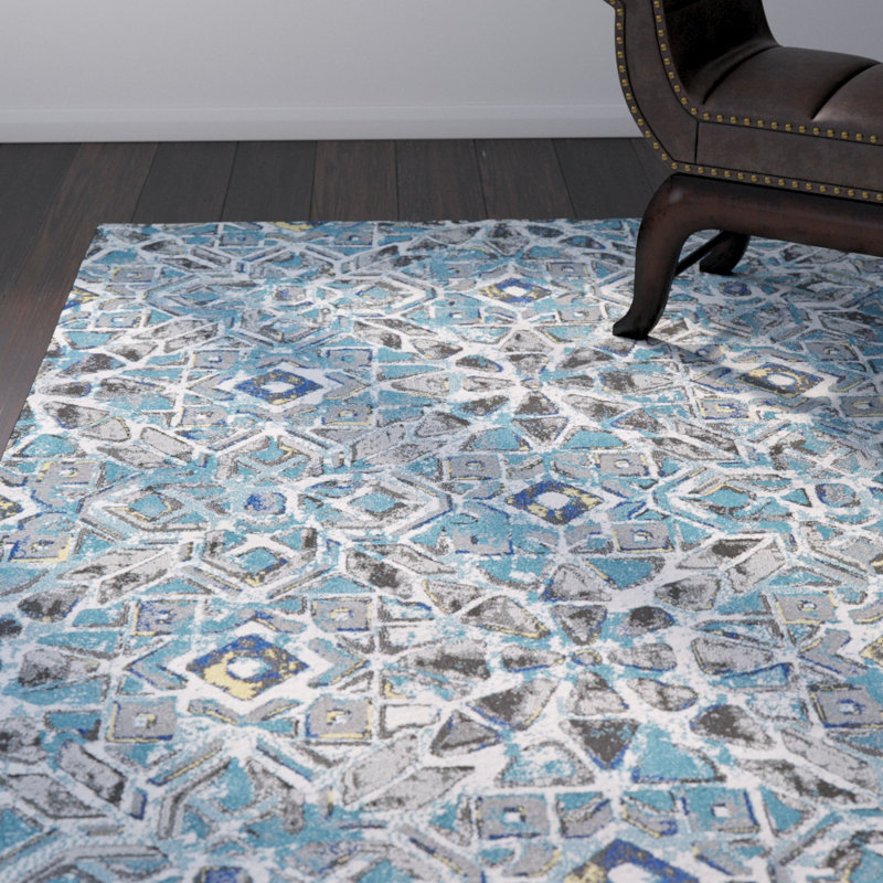 Tapis géométrique Cherise Mykonos, Rectangle 10 pi x 13 pi 2 po