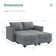 Manusite Convertible Modular Sectional Couch With Reversible Storage Chaise