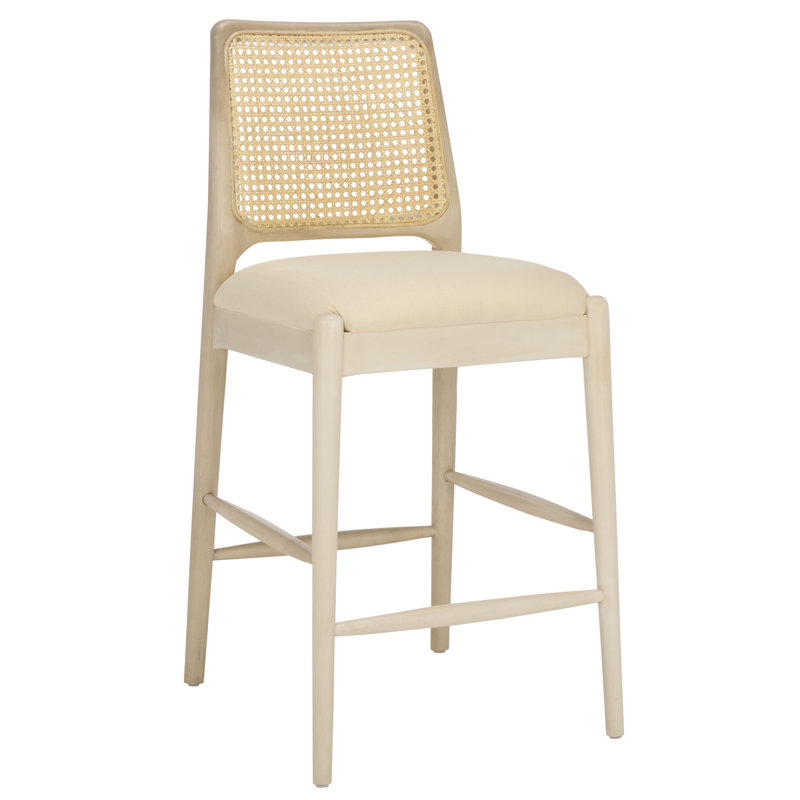 Tabouret de comptoir Reinhardt, Ivoire ivoire