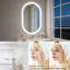Wall LED Bathroom Mirror Dimmable 3 color temperature Anti-fog -1204735832