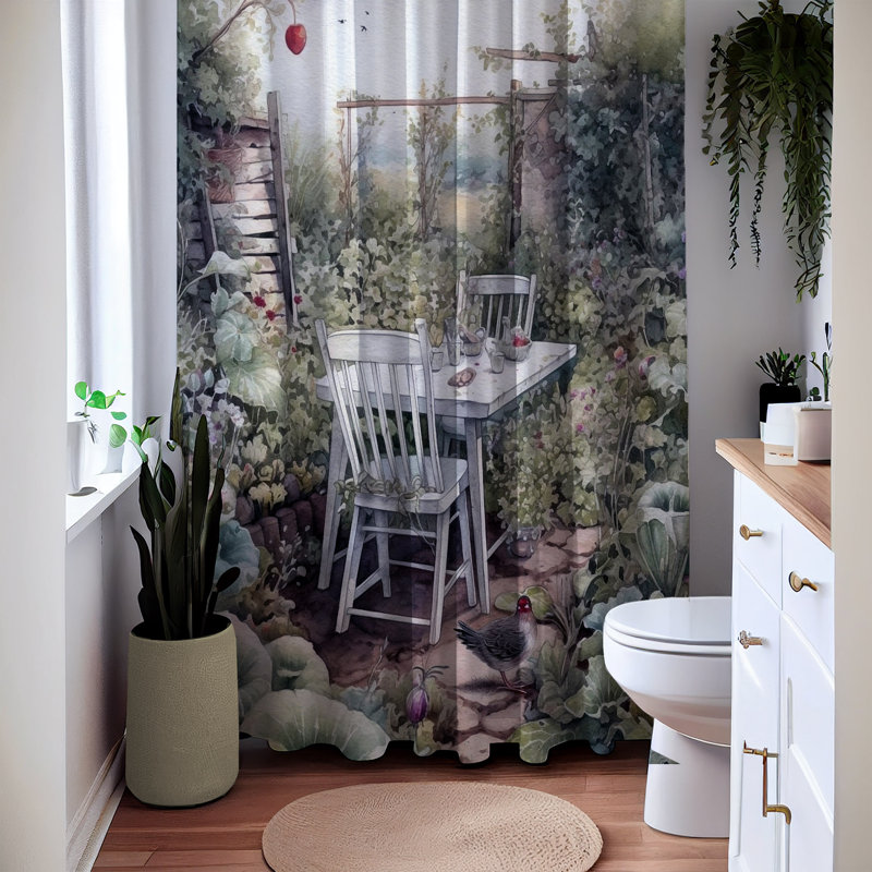 Shower Curtain, 72" H x 70" W