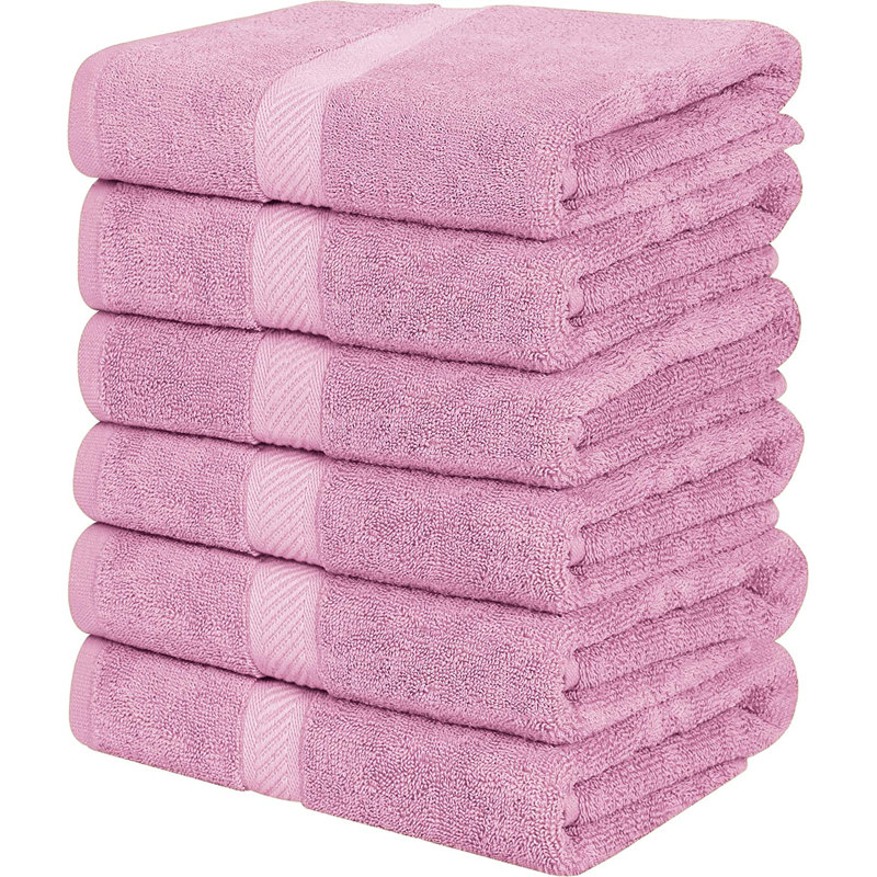 Cassada Cotton Bath Towel, Pink