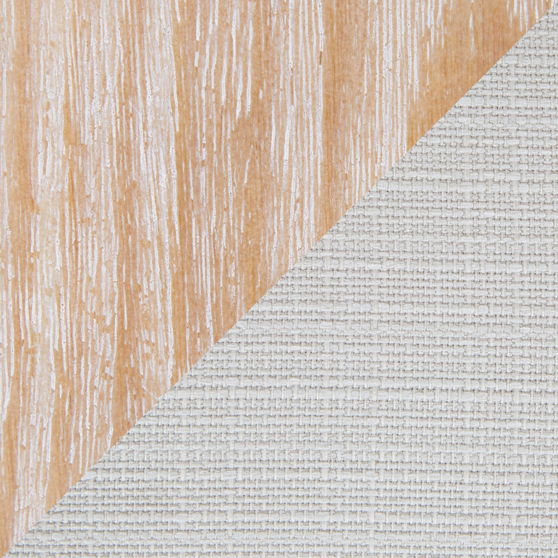 Tabouret de comptoir pivotant 25,5 po Dannie, Crème, Bois blanc délavé