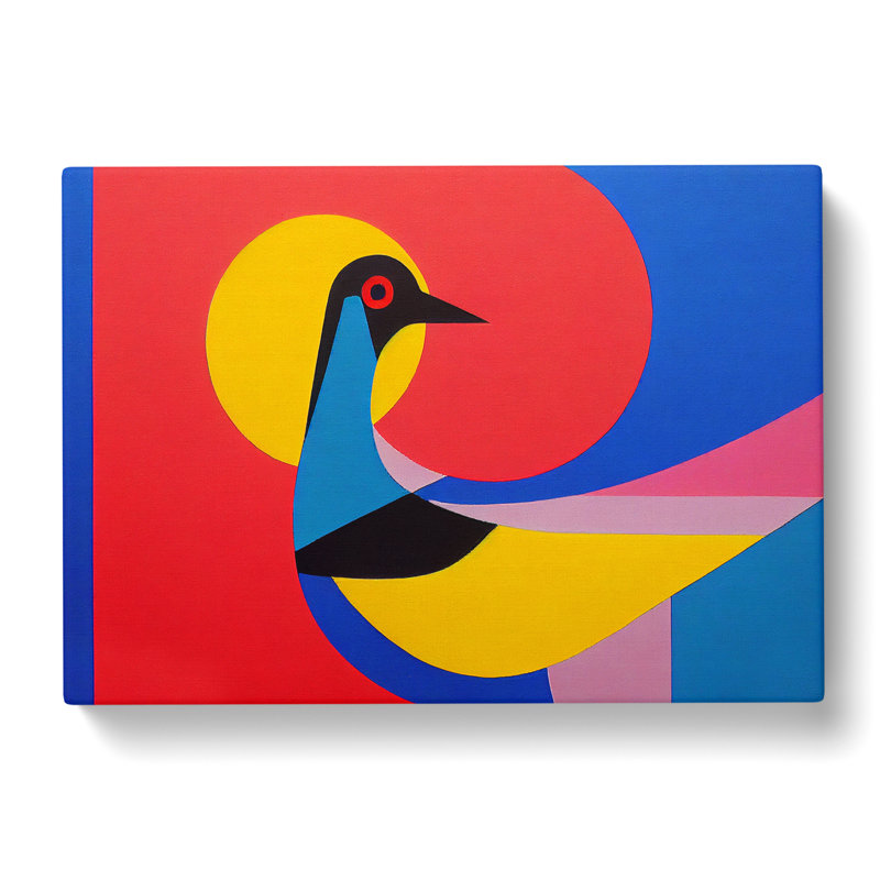 Dove Bird Abstract Vol.2 - Wrapped Canvas, 50cm H x 76cm W x 3cm D
