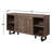 Miesville Prairie Sideboard with Wine Holder, Natural/Black