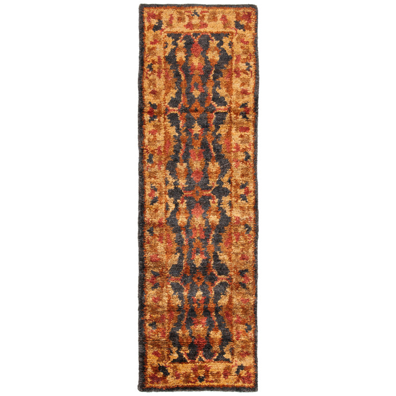 Lafountain Hand Tufted Hemp Oriental Rug, Runner 2'6" x 8'