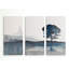 Silhouette sereine II-3 reproductions d’art sur toile tendue-945715520
