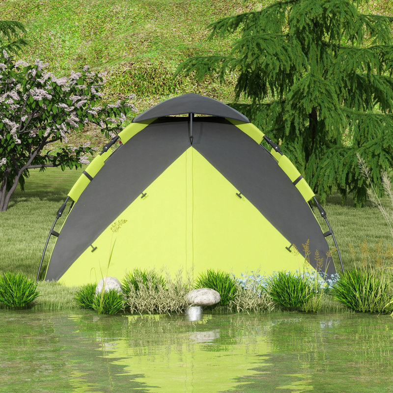 4 Person Tent, Green/Black