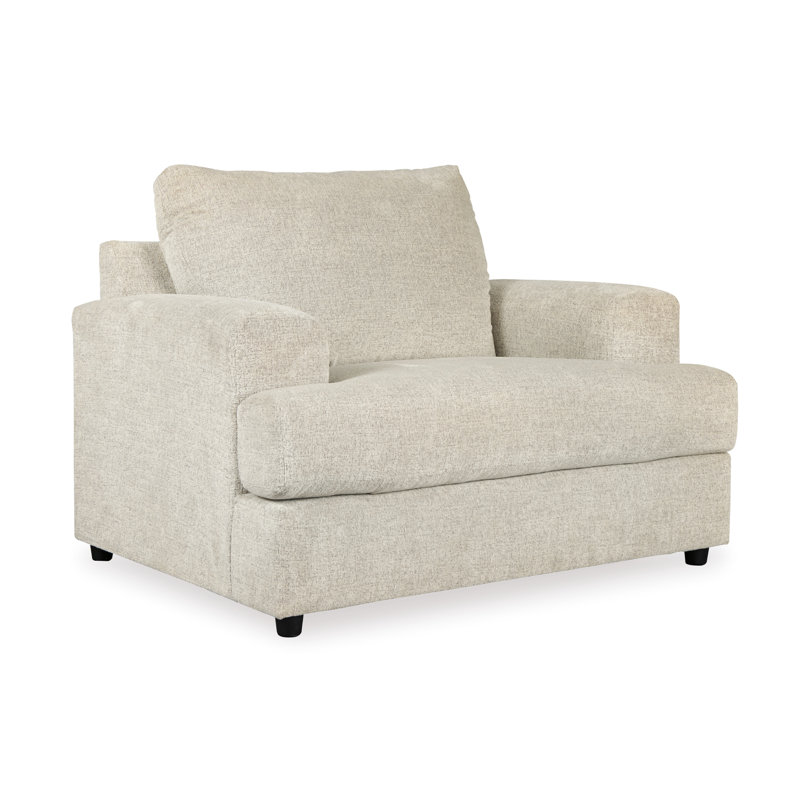 Aneysa Upholstered Accent Chair, Stone, Brown