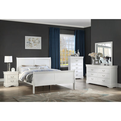 Lit en bois massif lit 1pc lit lit traîneau meubles de chambre à coucher