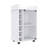 Bar Cart Baltimore, Six Wine Cubbies, Glass Door, Four Caster, Two Shelves-1582067478