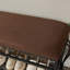 Banc de rangement recouvert de tissu Credle