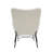 Upholstered Accent Chair with Ottoman-2131819088