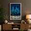 Electric City Nights Urban Art 1 Piece Wrapped Canvas Wall Art-755594096-755594097
