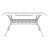 Canora Grey Patio Dining Set White Cast Aluminum-1303614958