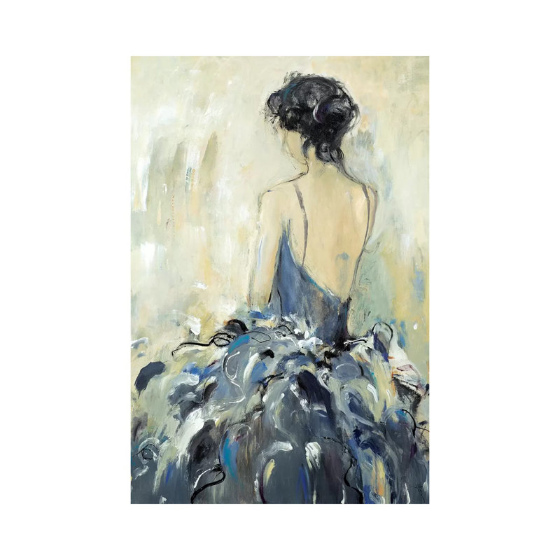 Fond Reflections by Lisa Ridgers - Wrapped Canvas Painting, 152.5 cm H x 101.5 cm W