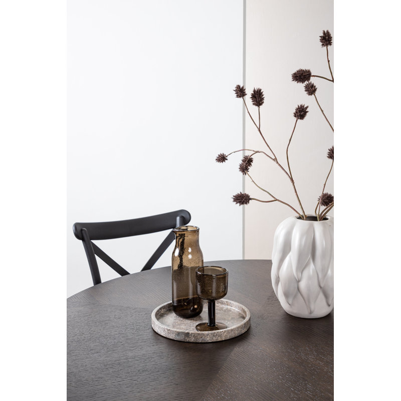 Riddick 4 - Person Dining Set, Brown