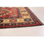 Tapis de couloir unique en laine noué à la main style Chobi marron / crème / noir des années 2010 de 2 pi 9 po x 10 pi 10 po Kanitra