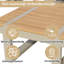 2-in-1 Outdoor Lounge Set with Adjustable Reclining Chairs and Wood Coffee Table-1004881422