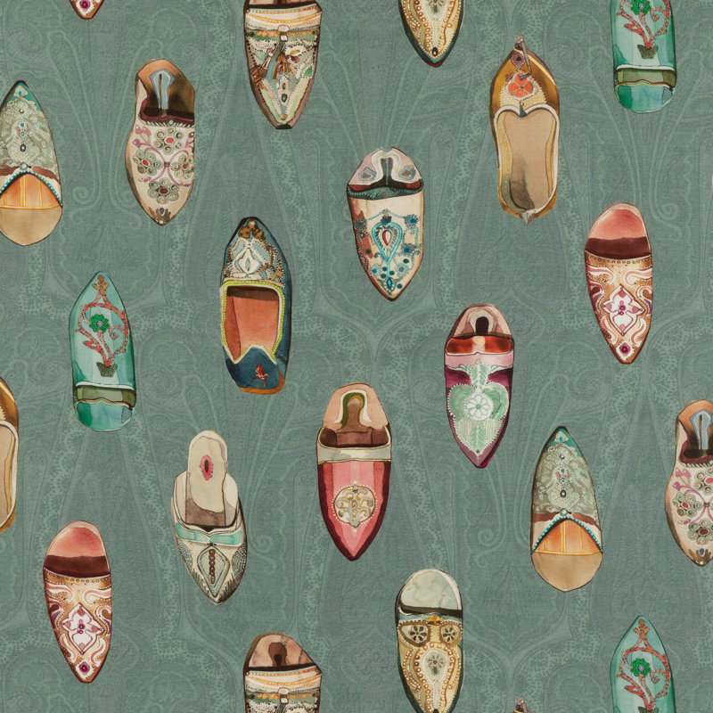 SAMPLE-Long Weekend Babouches 100% Linen Fabric