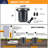 White Low Voltage Integrated LED Solid Brass Well Light Kit
