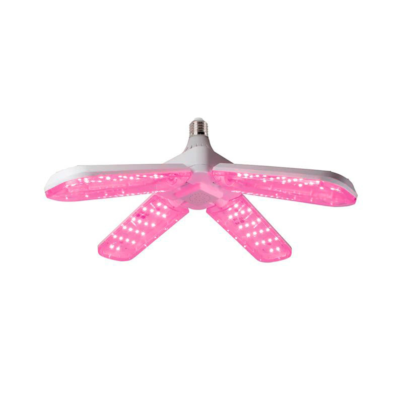 4-Pack LED 4-Panel Grow Light Bulb E26 Base