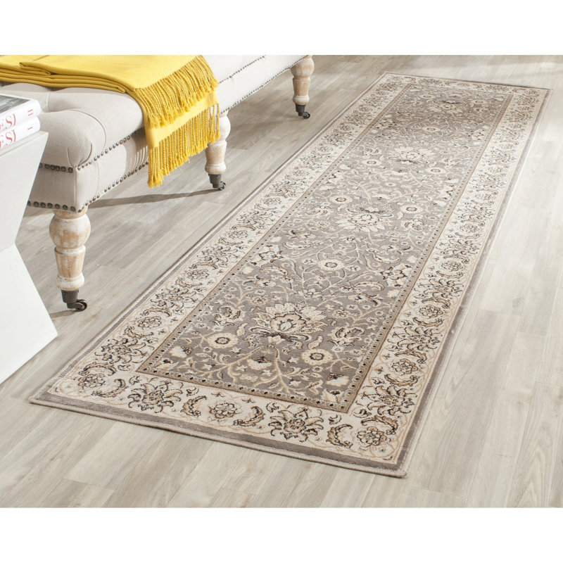 Tapis oriental en viscose Petronella, Tapis de couloir 2 pi 2 po x 8 pi