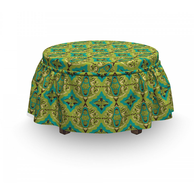 Housse pour repose-pieds classic motifs
