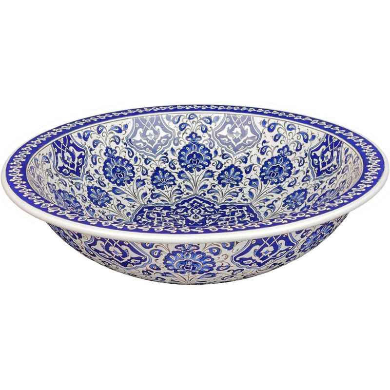 Langley Street 400mm L x 400mm W Ceramic Circular Sink