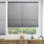Store alvéolaire gris / blanc Honeycomb