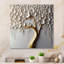 Orchidée blanche jardin de branches II - Art floral acrylique sur arbre-2038116330