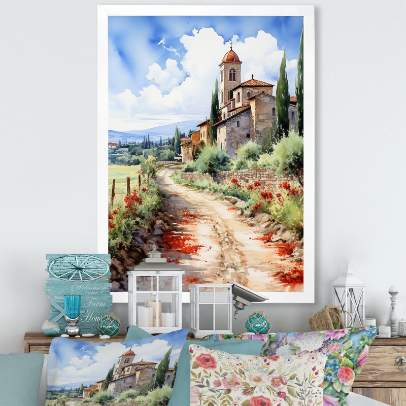 Italian Italian Charm II, Cadre simple blanc, H 32 po x l 24 po x P 1 po