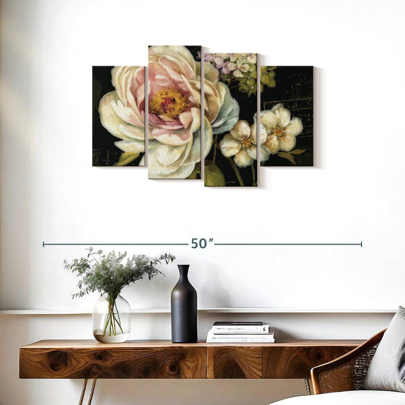 Fleurs de pivoine Harnek, H 22 po x l 36 po
