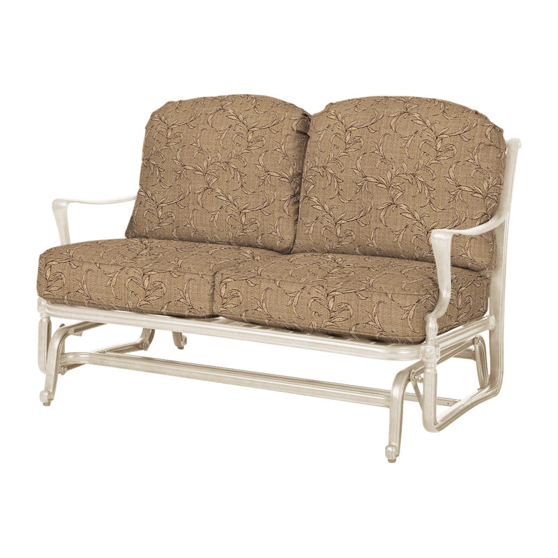 Bel Air Loveseat Glider wih Sunbrella Cushions, Bessemer 1000BA, Midnight Gold