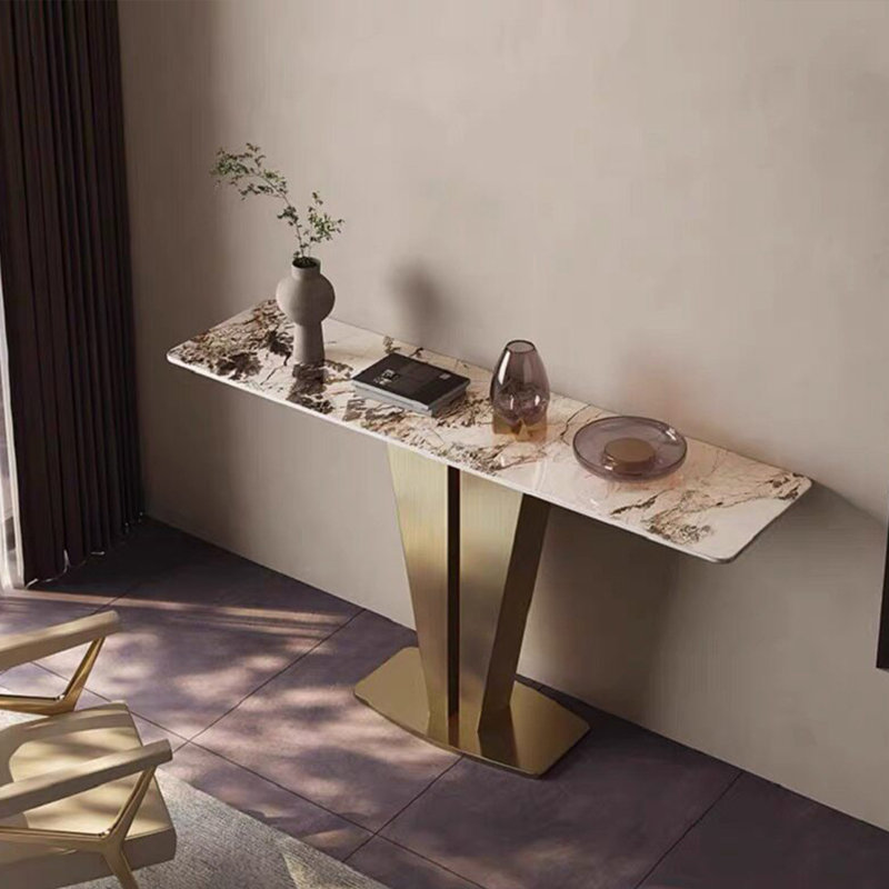 Console Modern Minimalist Luxury Art, H 33,46 po x l 62,99 po x P 13,78 po