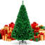 Arbre de Noël artificiel 6 pi avec 864 branches, aiguilles en PVC et support en métal