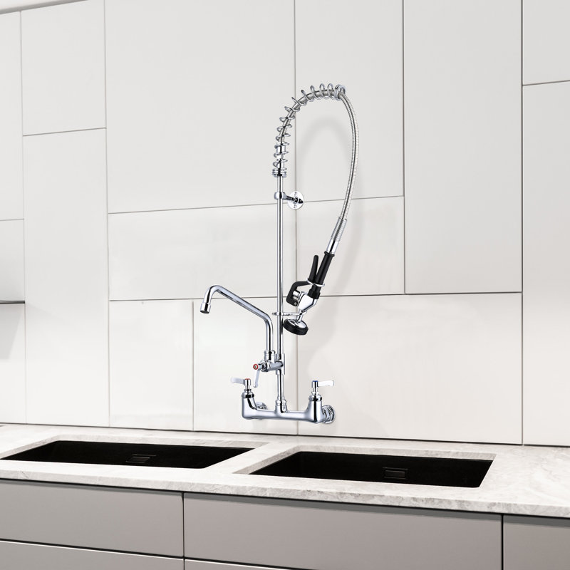 Robinet de cuisine à poignée simple avec accessoires Aquaterior Home