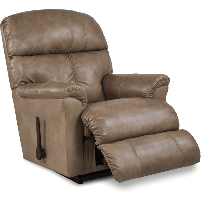 Fauteuil inclinable Reed, Cuir beige assorti, Manuel