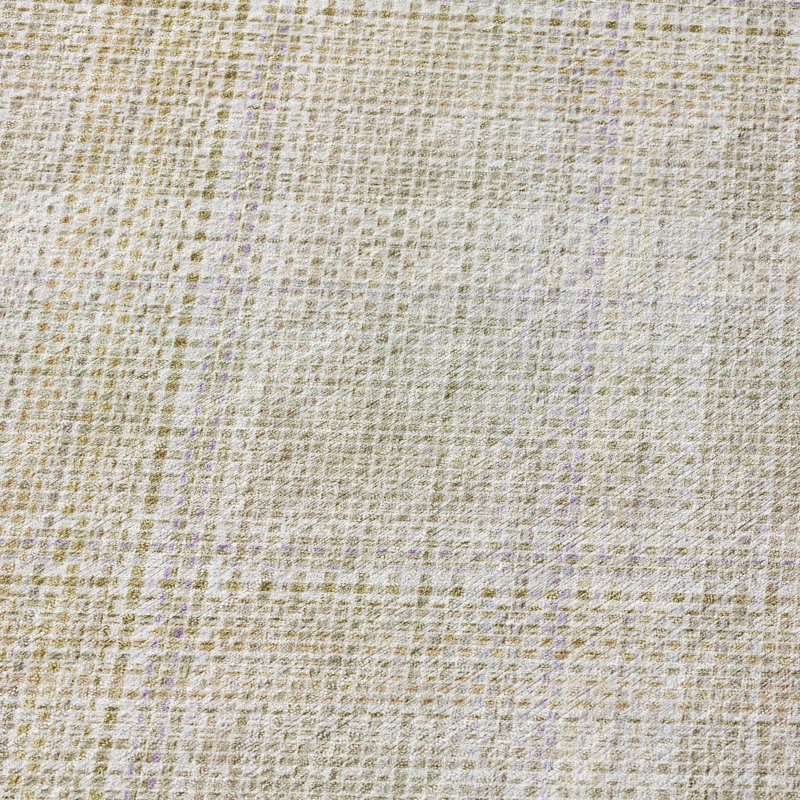 Machine Washable Indoor/Outdoor Chantille ACN2884 Plaid Rug, 10' x 14', Linen
