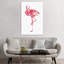 Flamingo by Andreas Lie - Wrapped Canvas Print-42158282