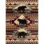 Tapis rouge en polypropylène 2 pi 7 po X 3 po, doux et pour toute pièce 2,58 pi 7,25 pi, style moderne
